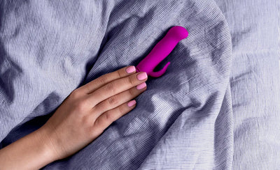 Think of me when you use it | A tiny purple Vibrator