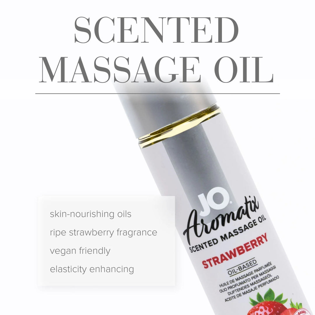 JO Aromatix scented massage oil Strawberry