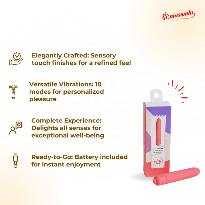 ⁠Valenting Kit for Women- Bullet Massager By Gizmowala & Intimate Hygiene Kit by Svish.