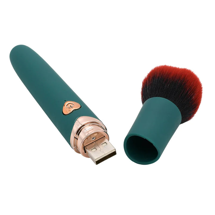 Rechargeable Makeup Brush Realistic Vibrator Dong Massager Femal-E Adult Toy