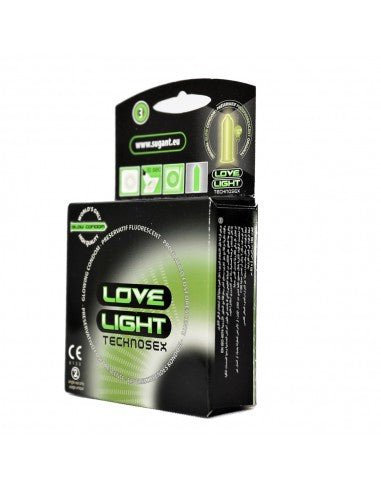 Love Light Glow Condom - Pack of 3