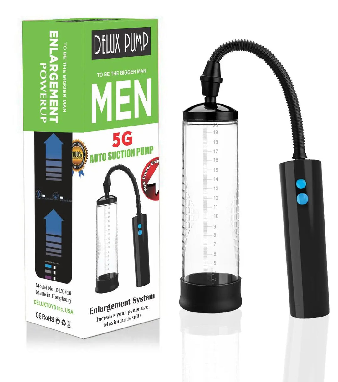 PENIS ENLARGEMENT PUMP 5G Deluxe Penis Enlargement Pump - Rechargeable Auto