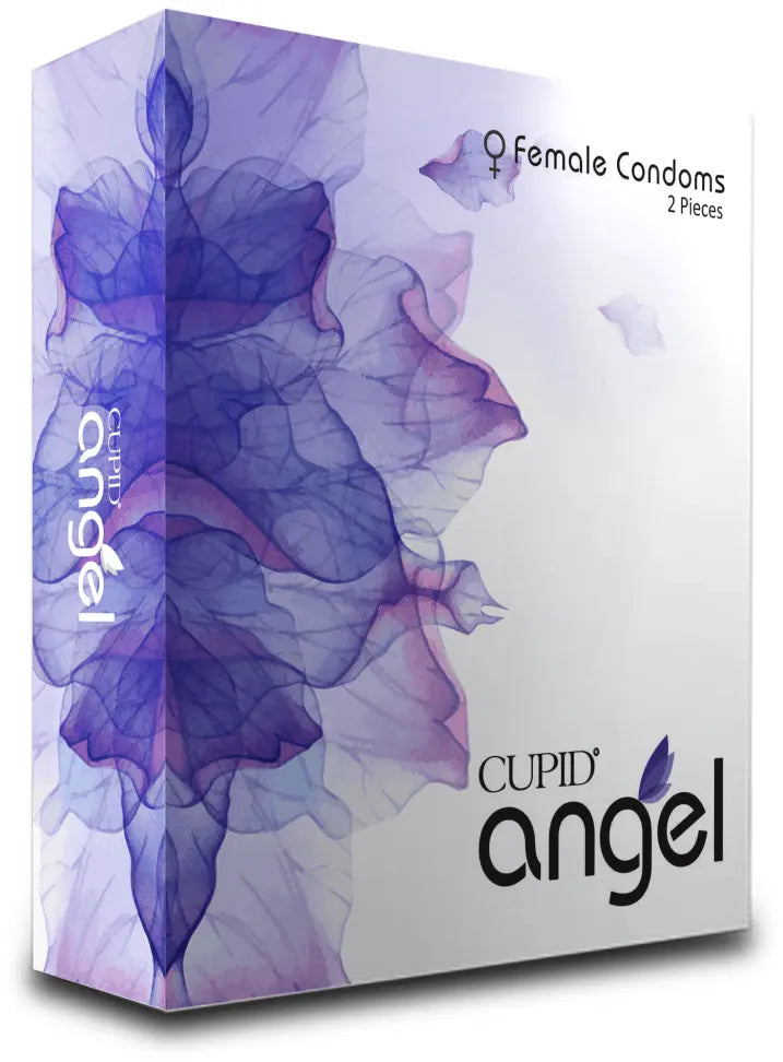 Cupid Angel Female Condoms (Purple) - Set of 3 Female Condom freeshipping - gizmoswala