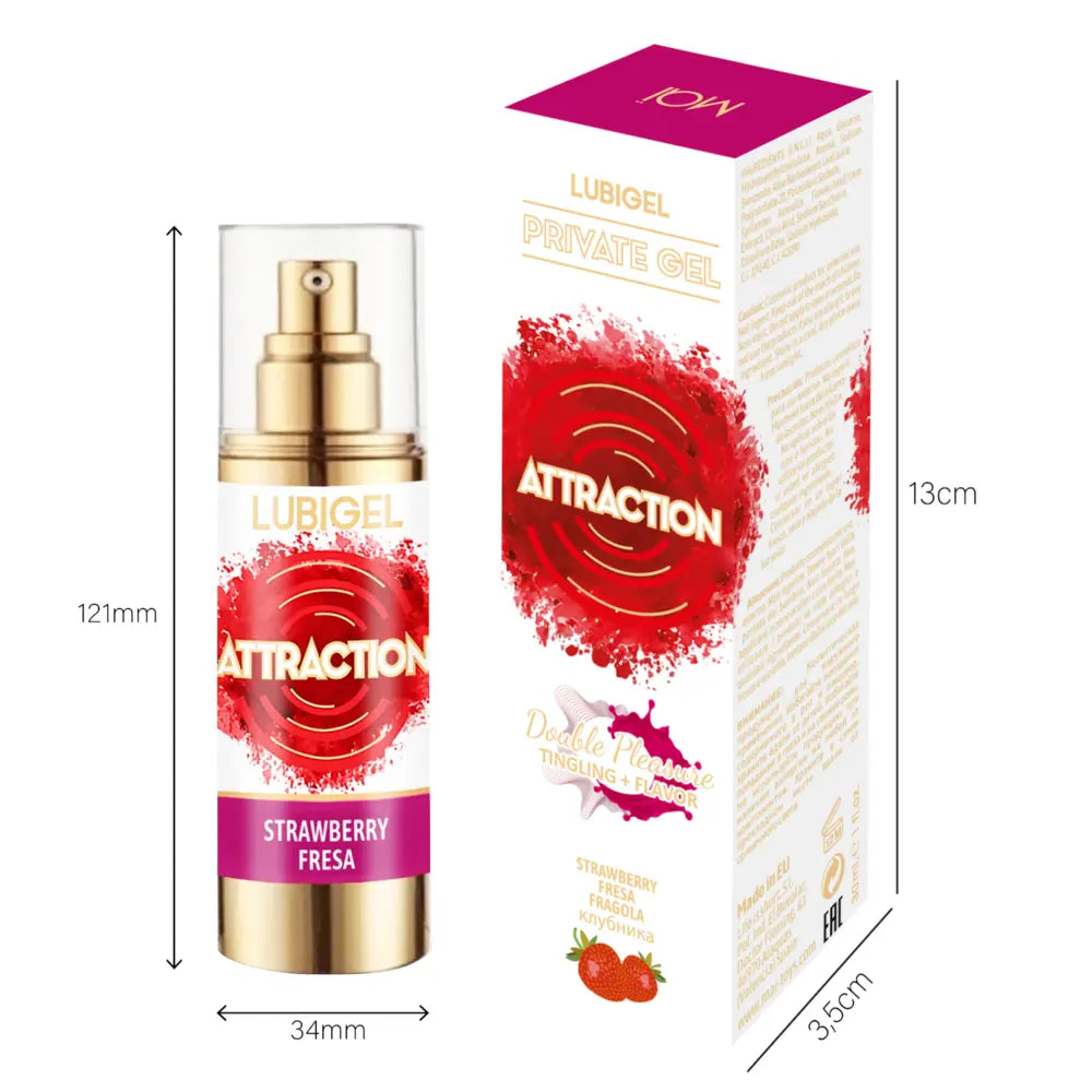 INTIMATE GEL WITH LIQUID VIBRATOR EFFECT STRAWBERRY 30 ML  2950.00 