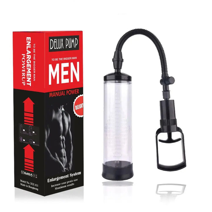 PENIS ENLARGEMENT PUMP PENIS ENLARGEMENT PUMP - DeLUX Manual Power Pump