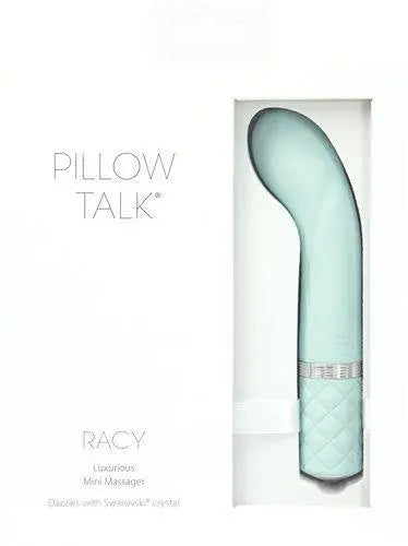 PILLOW TALK RACY VIBE WITH SWAROVSKI CRYSTAL - TEAL Vibrator freeshipping - gizmoswala