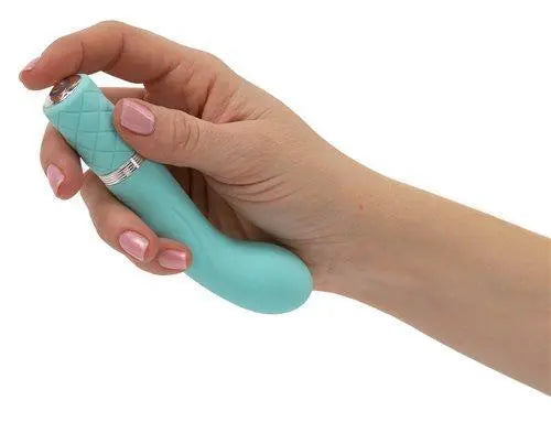 PILLOW TALK RACY VIBE WITH SWAROVSKI CRYSTAL - TEAL Vibrator freeshipping - gizmoswala